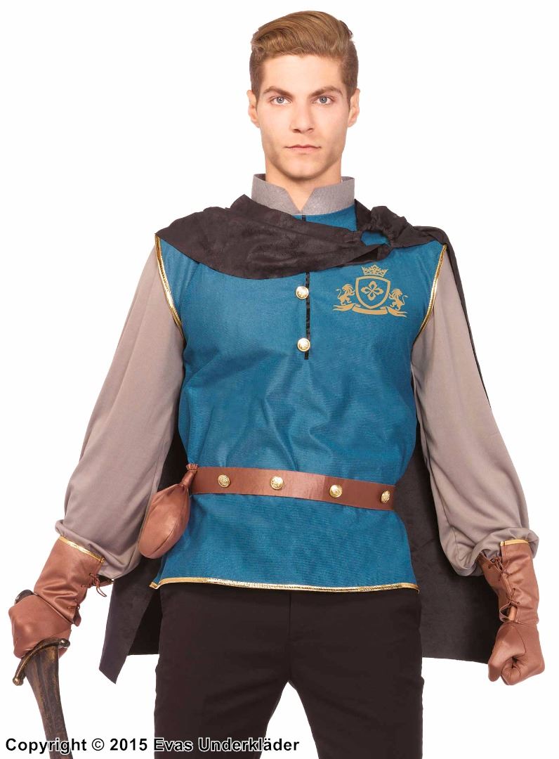 Prince Charming, shirt costume, buttons
